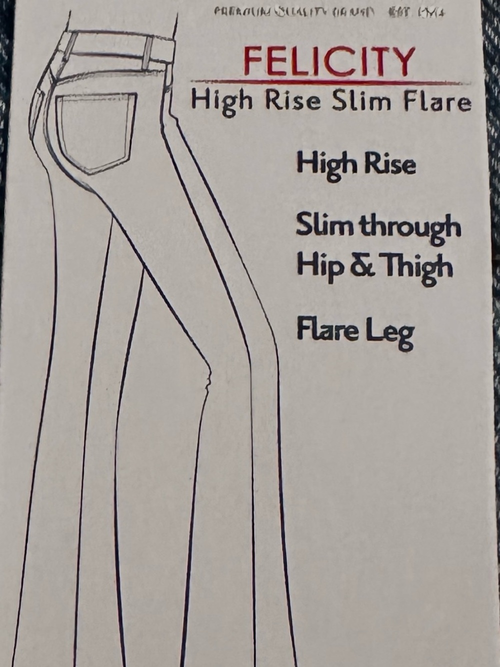 NWT High Rise Slim Flare women’s  distressed jeans